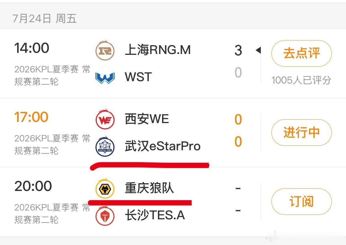 没关系的佛丝们，这个五点场的比赛除了你们，还有185w小狼宝在乎