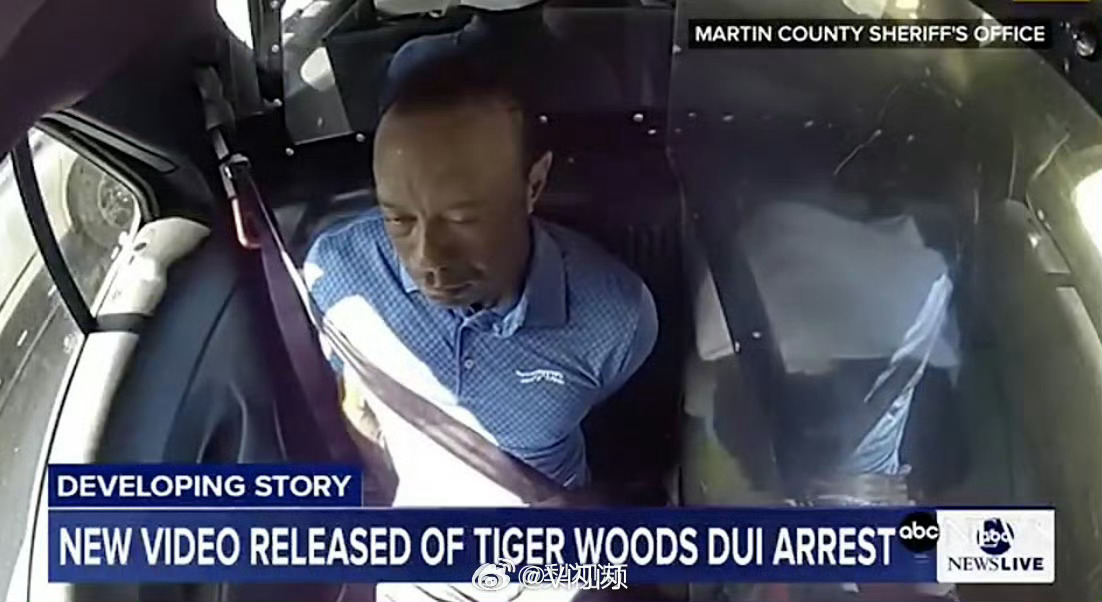 老虎伍兹被捕画面曝光老虎伍兹因车祸被捕，面临毒驾等多项指控和监禁起诉据ESPN报