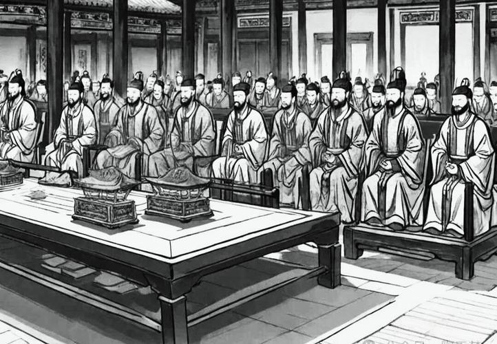 始元六年（前81年），长安未央宫白虎殿。
汉昭帝下诏：“召天下贤良文学六十人，与