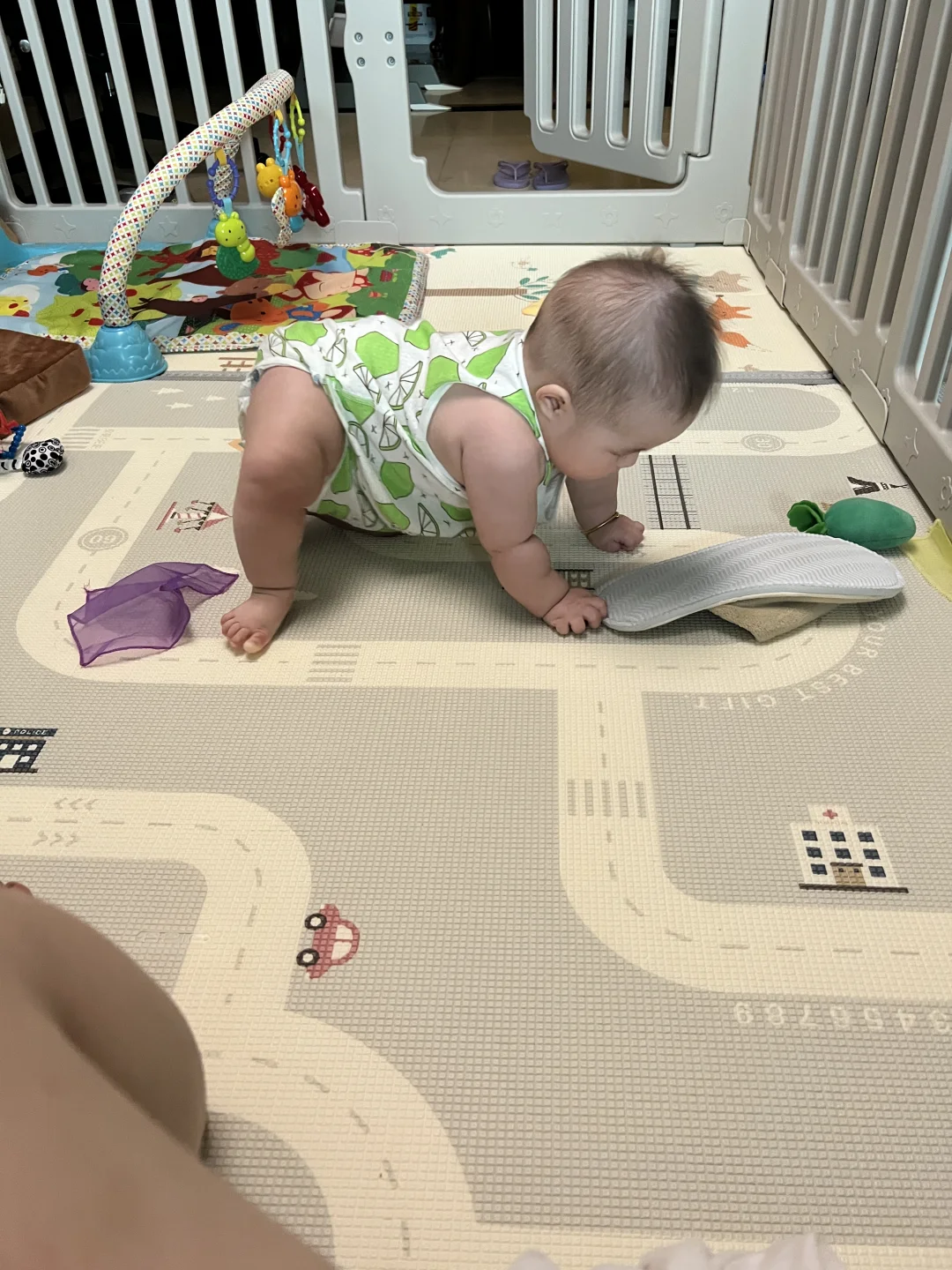 六个半月大运动经常出现各种奇葩运动👀