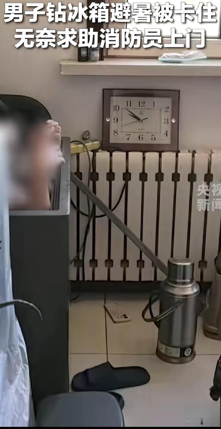 黑龙江我也去过，夏天并不感觉热啊，为何还有人为了凉快钻进冰柜里避暑……

刷到一
