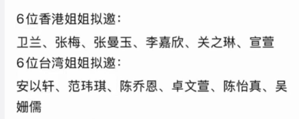 网传《浪姐7》要邀请一大批圈内大腕，其中最大的一个腕就是女明星张曼玉！

如果浪