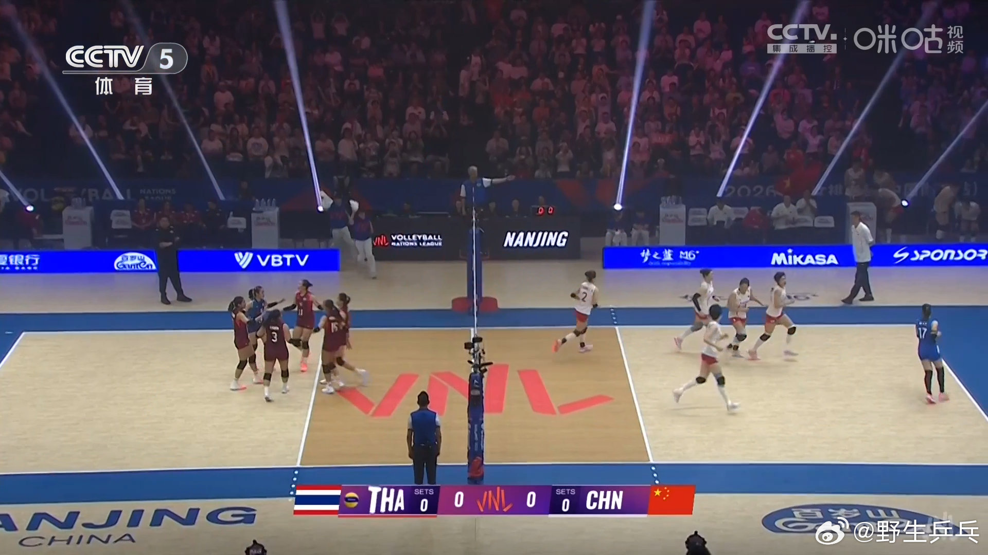 中国女排vs泰国女排首发2026世界女排联赛南京站，中国女排vs泰国女排首发公布