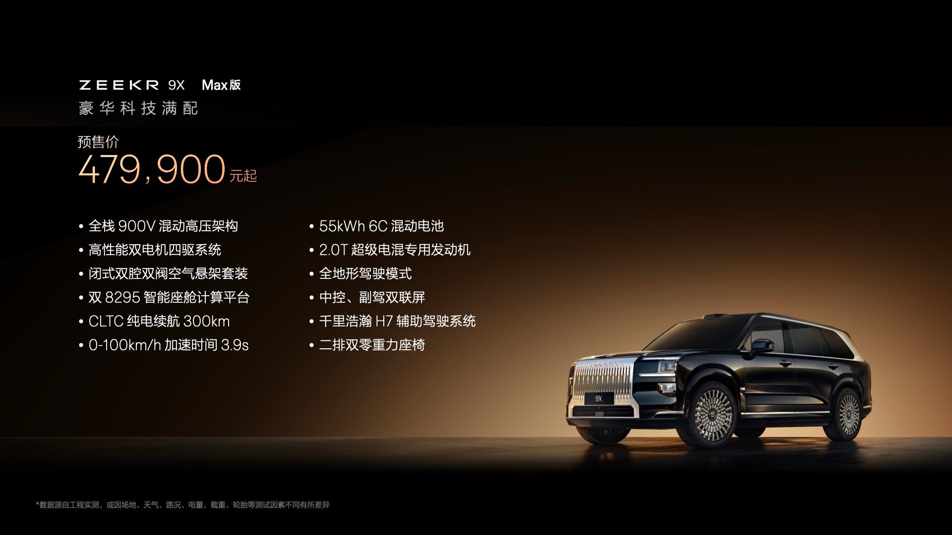 豪华大满配！看完极氪9x 的发布会，预售价47.99-56.99万。简直超值，新
