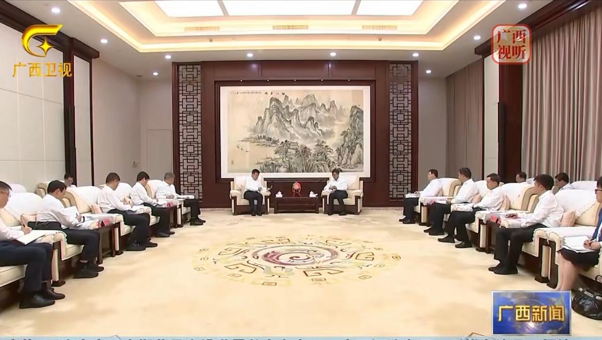 7月29日，广西壮族自治区领导在南宁会见了中国大唐集团有限公司董事长吕军、总经理