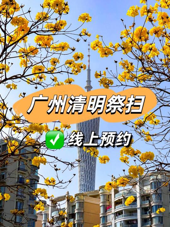 开放预约💡广州2025清明现场祭扫预约指南
