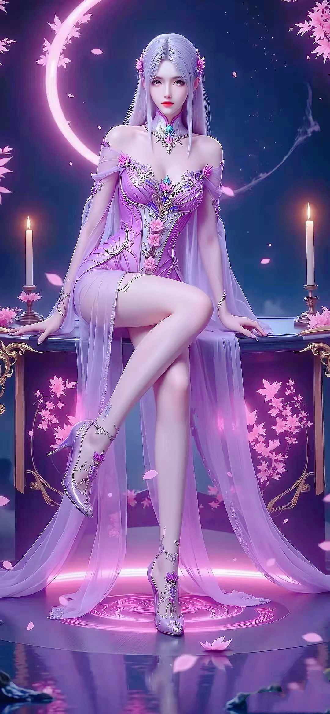 斗破苍穹【高清美图】小医仙▷紫红色圣女，美出新高度！ 