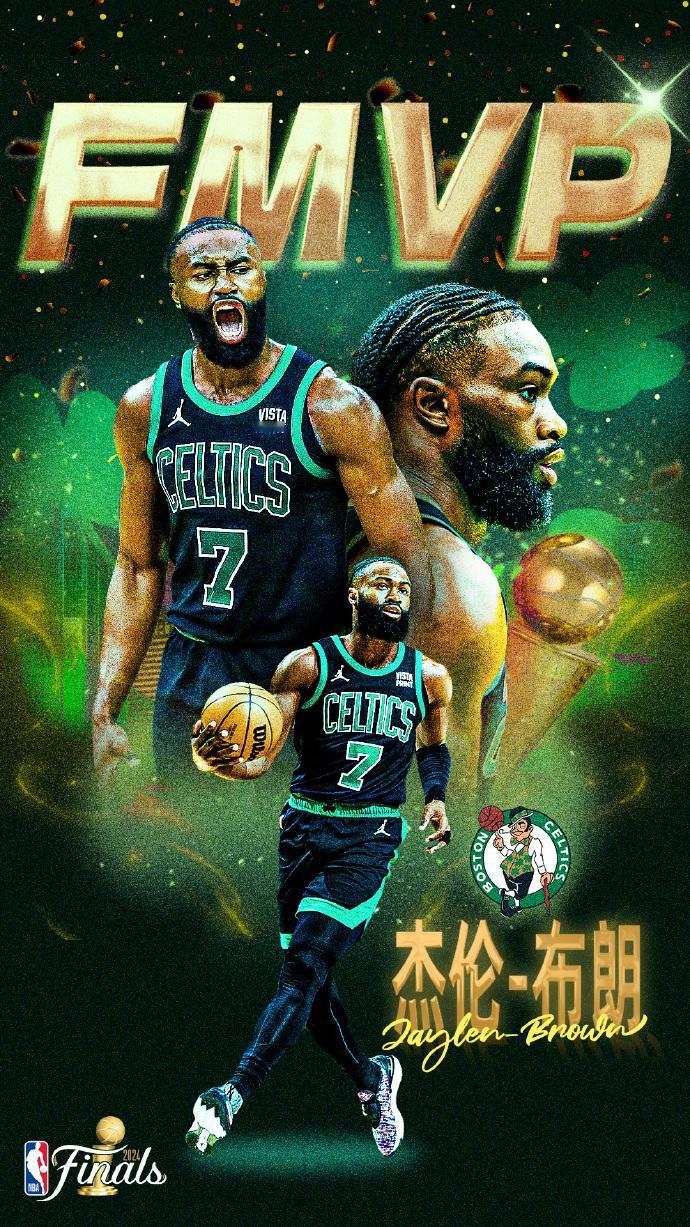 #杰伦布朗FMVP##凯尔特人总冠军##NBA总决赛# 2023-2024赛季N