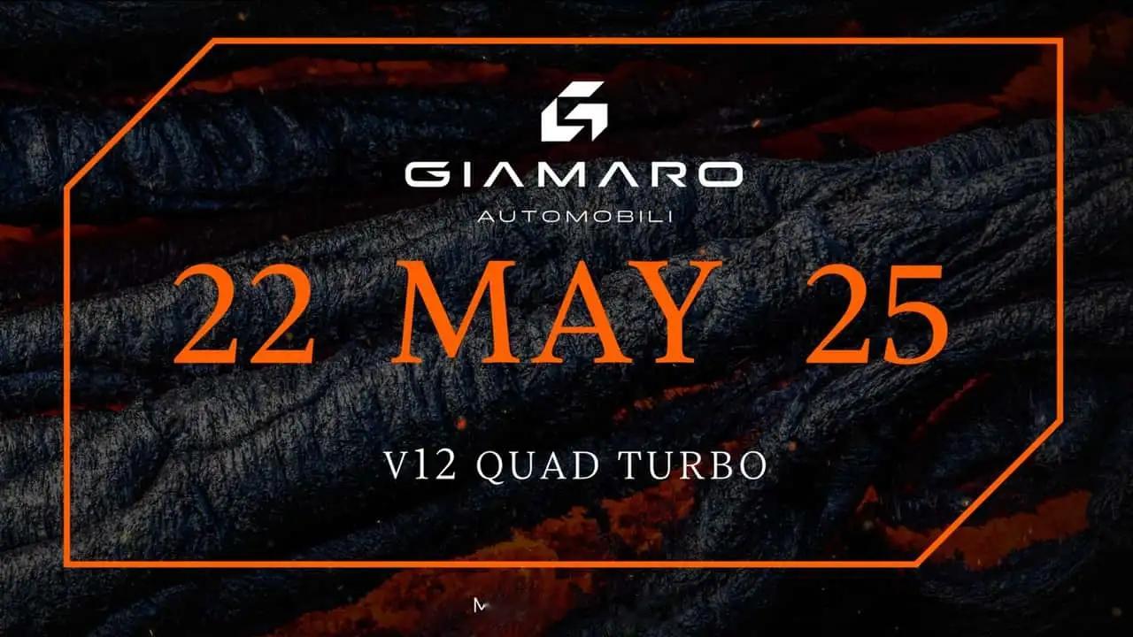 意大利搞事！V12四涡轮增压发动机预告：Giamaro hypercar预告，或
