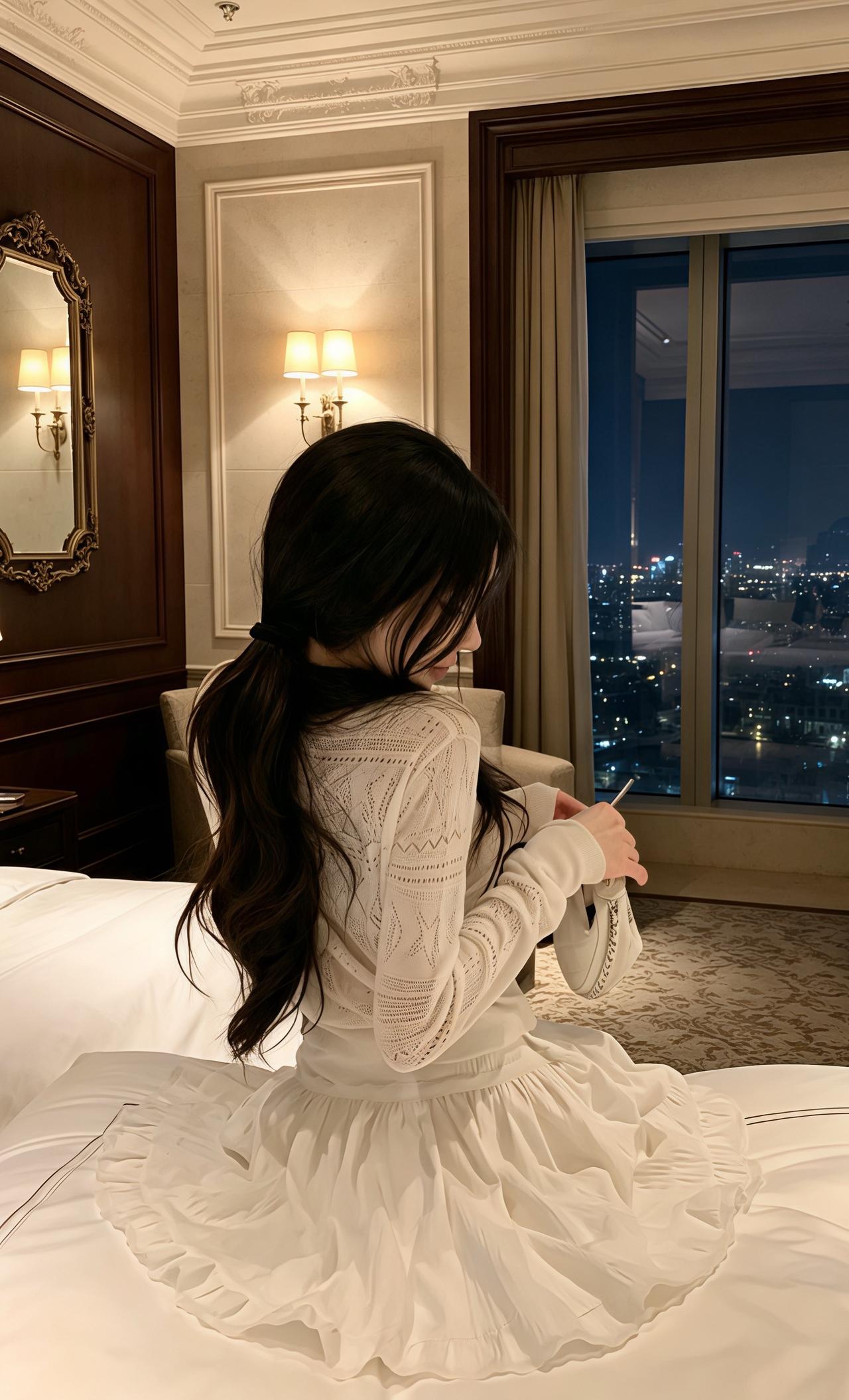 小白裙氛围感拉满