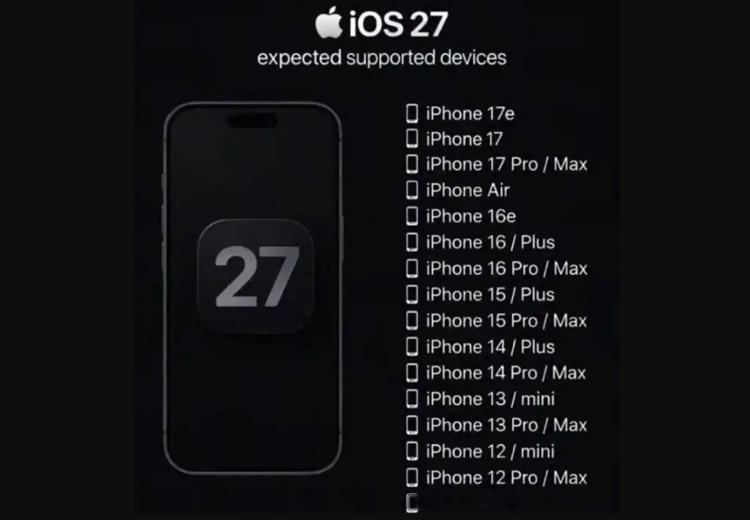 疑似iOS27的升级名单，iPhone 11系列与iPhone SE2被抛弃了~