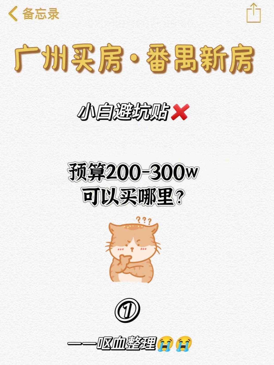 广州番禺买房|预算200w，可以买哪❓