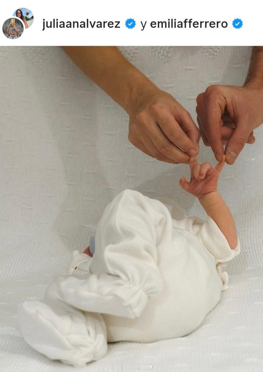 恭喜胡利安和女友喜得爱子🎉🎉🎉🕷️🍼 阿马德奥·阿尔瓦雷斯，我们的“小