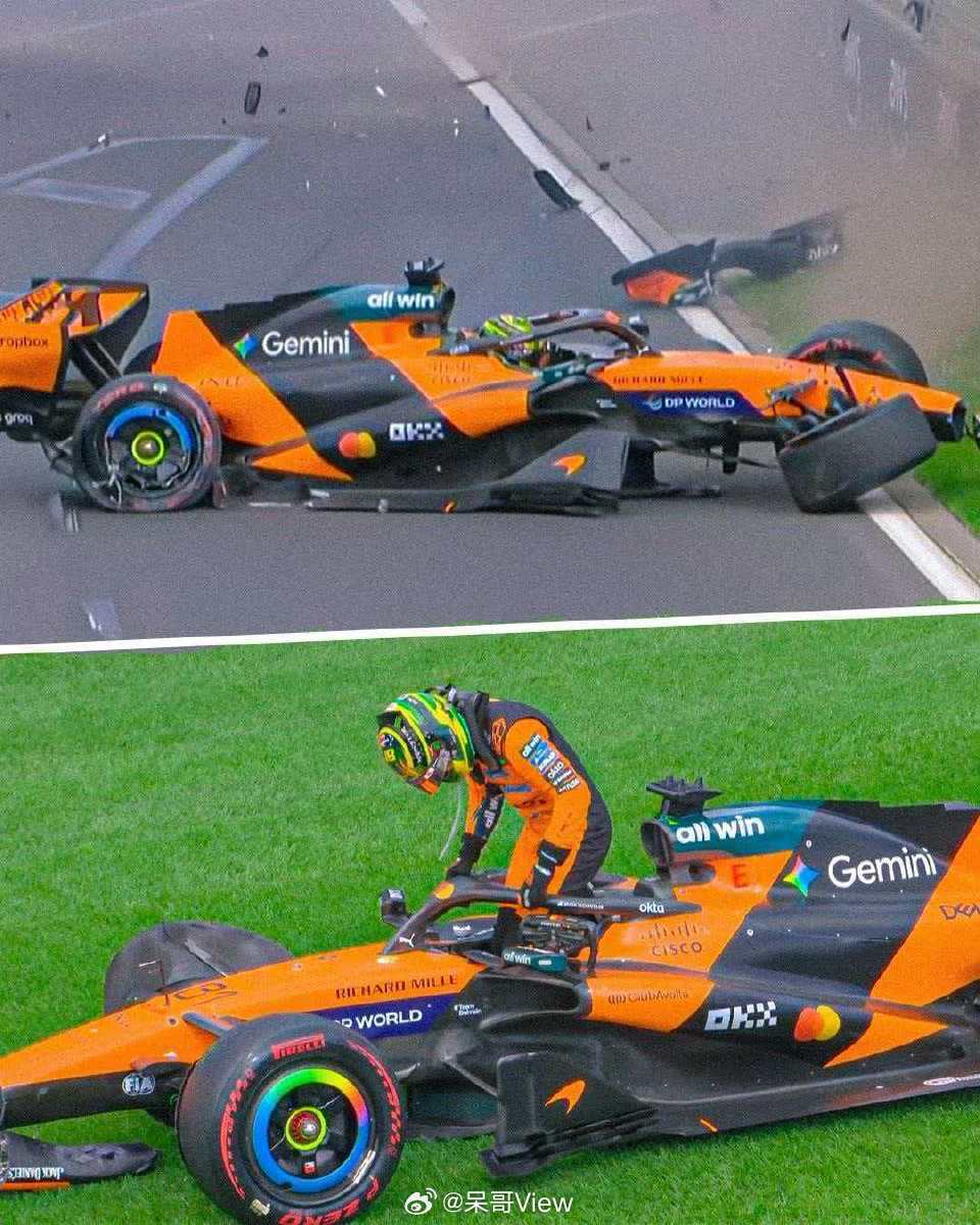 皮亚斯特里撞墙kimi撞完max撞，max撞完皮芽子撞，你们是不是大奖赛前去玩碰