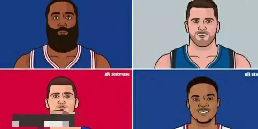 近五年40+的三双场次哈登仍然遥遥领先!
过去五个赛季达到40+三双的球员排名
