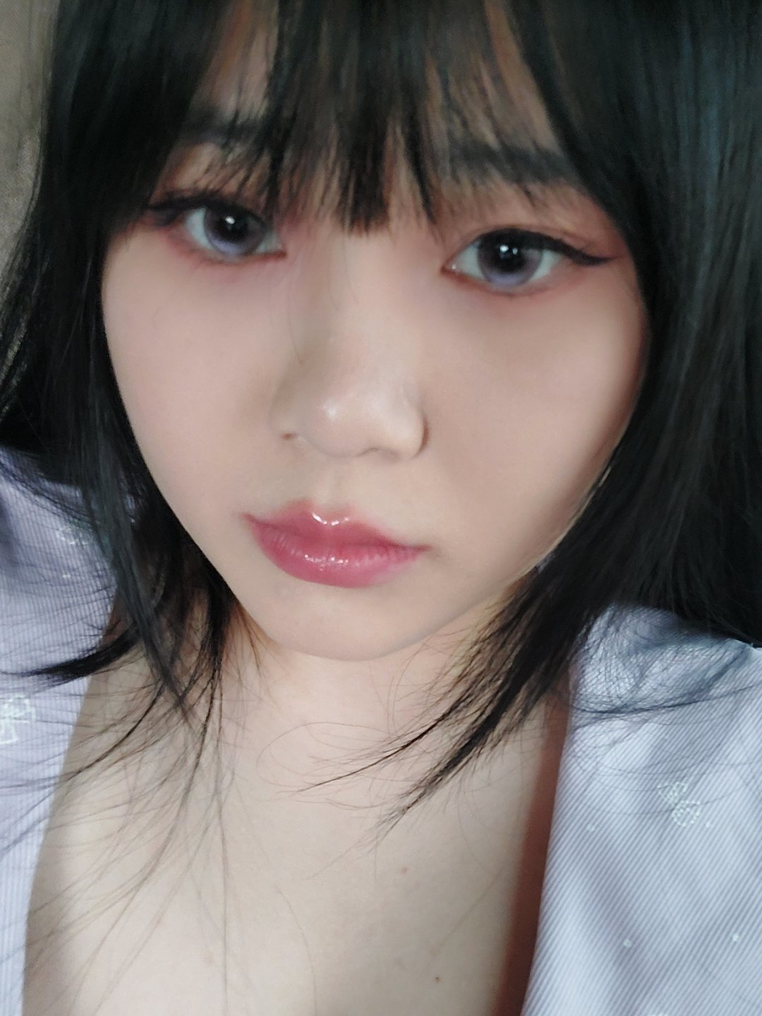 我真要爱上定轴高光美瞳了 