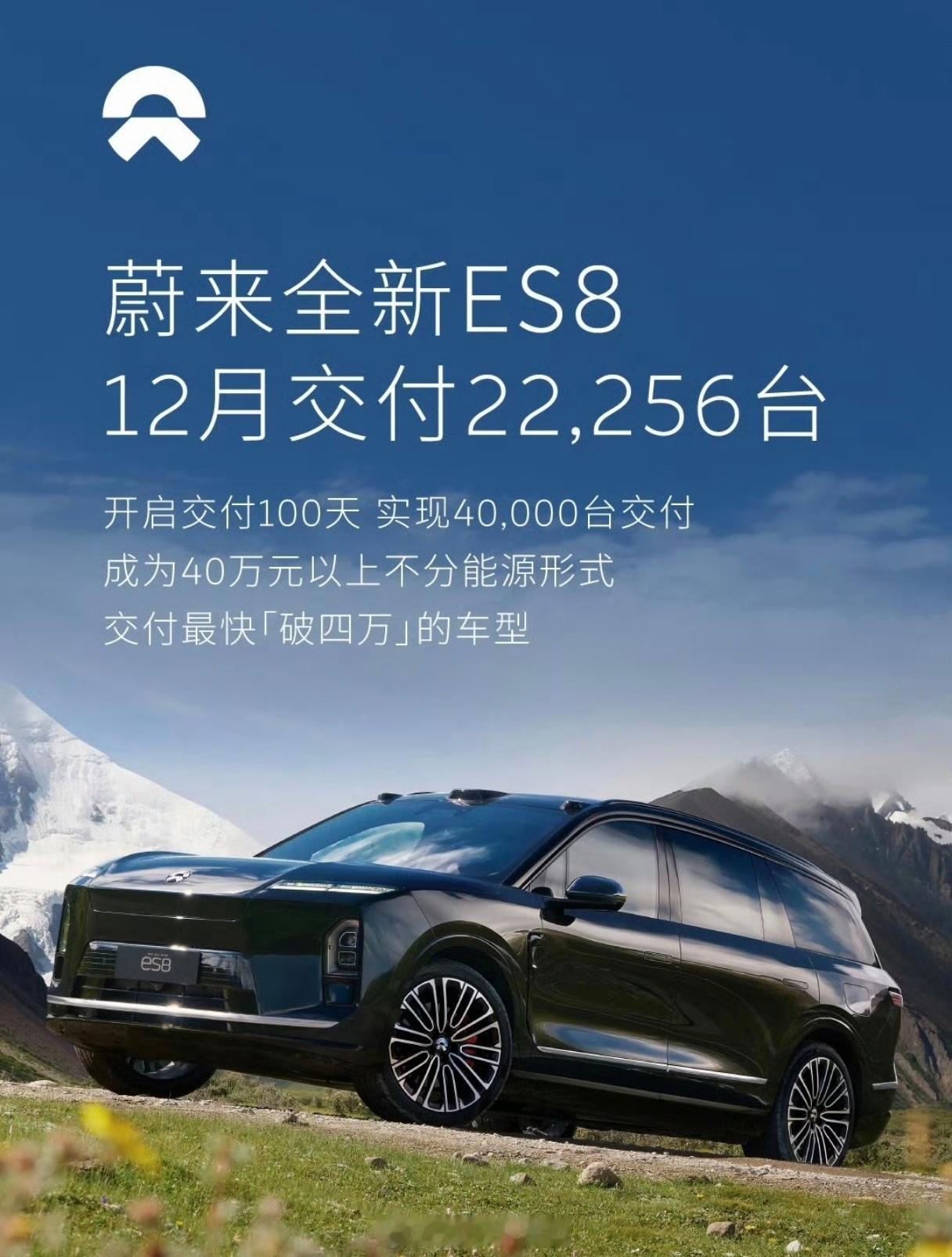 蔚来ES8单款销量2225640万以上车型，第一次月销量超2万，问界M9之前最高