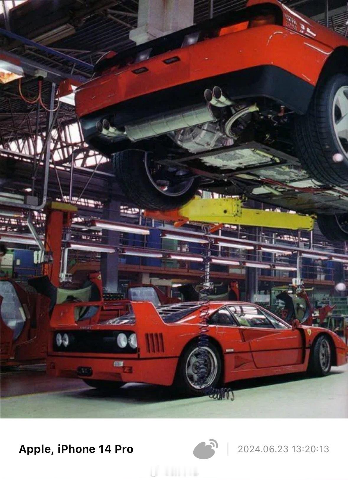 348的高光时刻（图一）法拉利348还曾与F40共线生产过，图二是昨天聊348的