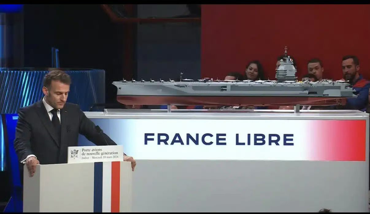 【法国开始造新核航母“自由法国”号】法国总统马克龙18日在西部城市南特宣布，法国