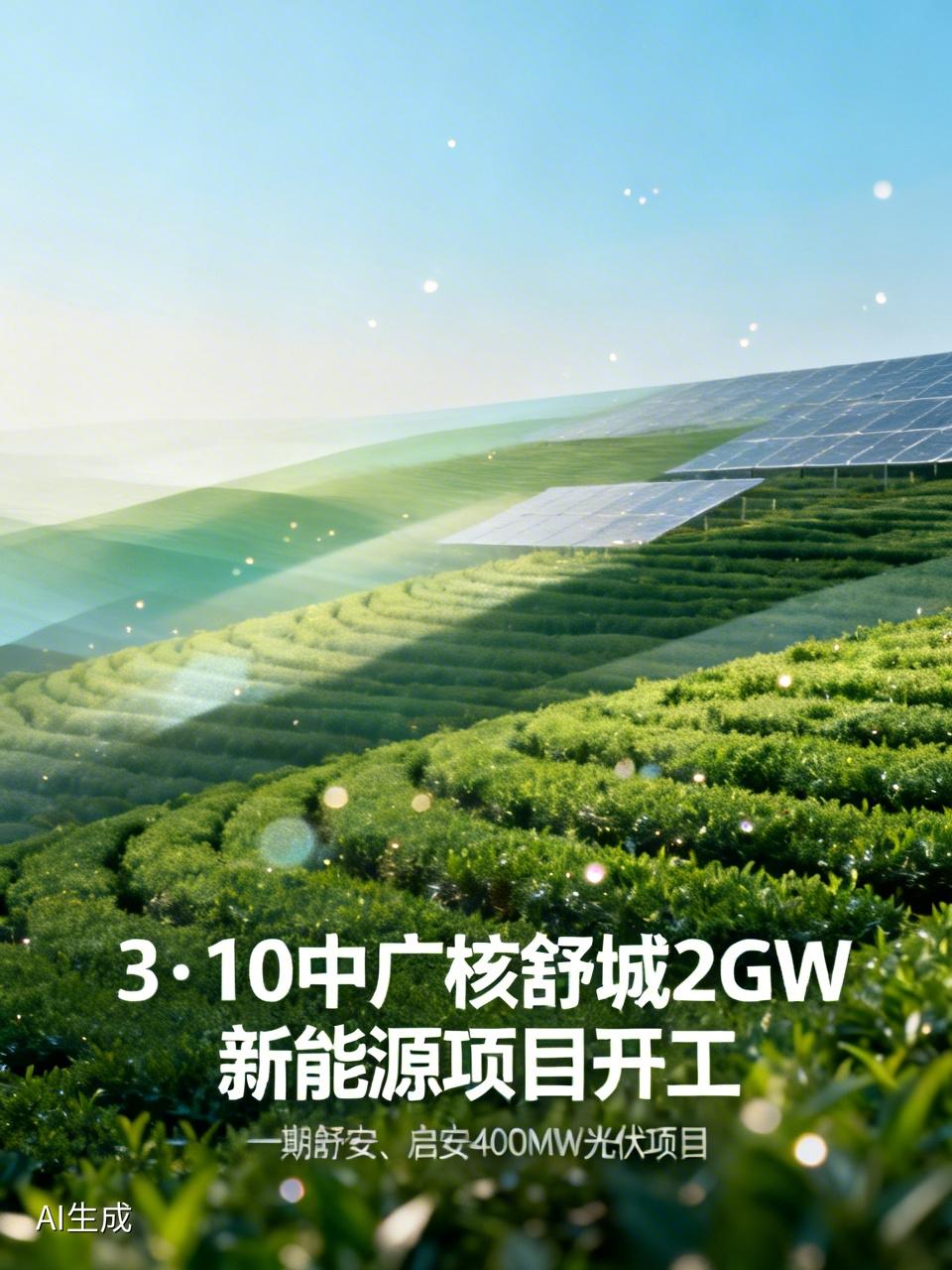 央企助力，乡村振兴！3月10日上午，中广核舒城县2GW新能源项目（一期舒安、启安