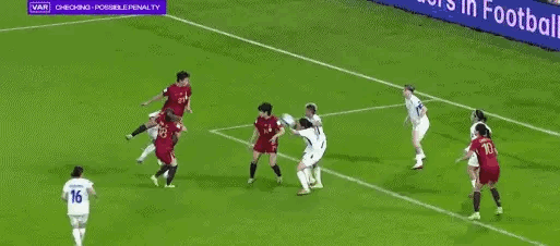 这是点球吗？

北京时间3月6日，女足亚洲杯第二轮的比赛全面展开，今天中国队对阵