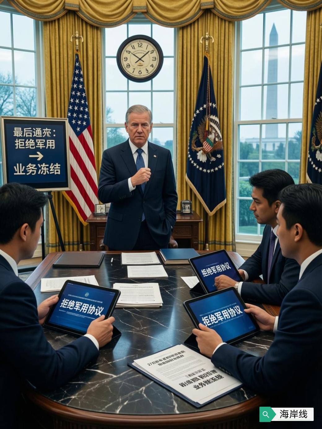 五角大楼这次没绕弯子，直接给AI公司下了最后通牒。

美联社2月24日的消息说，