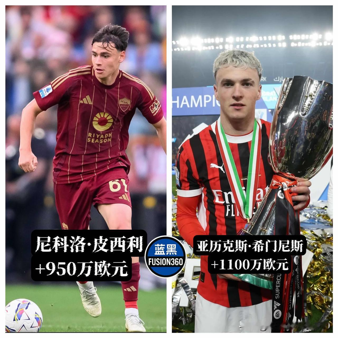 【身价飙涨榜！皮奥·埃斯波西托入选意甲U21】

Transfermarkt公布