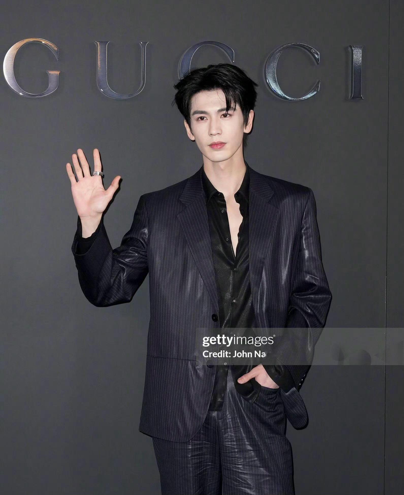 张凌赫田栩宁参加各自活动的生图，状态如何？Gucci大秀田栩宁G社生图