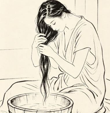 一个很邪门、但能保持明媚开朗的小方法
不开心的时候，先别急着分析人生
先去洗头、
