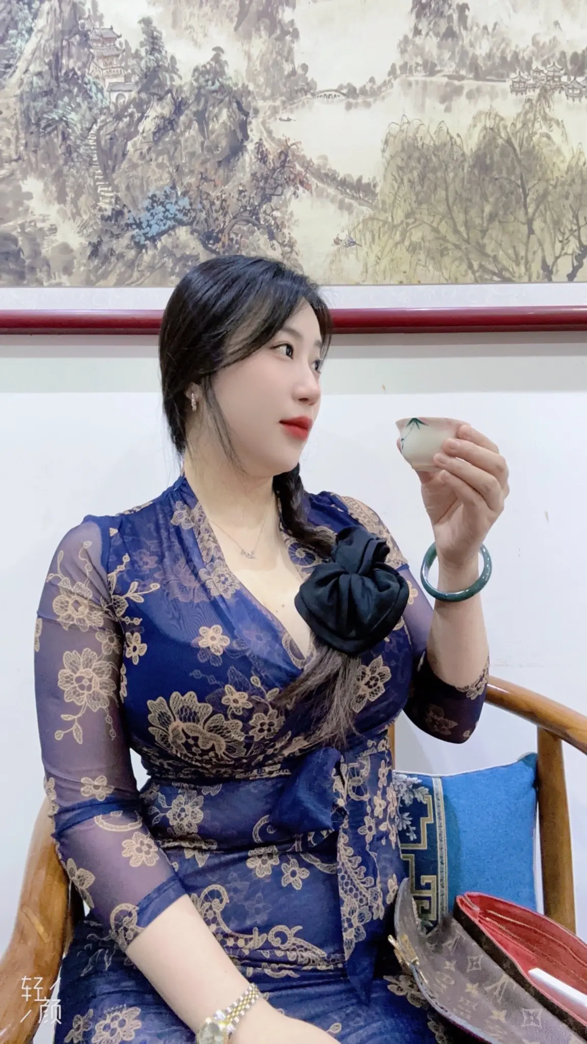 国风古韵 微胖女生 茶馆里的小日常 积极又向上 我不止一面