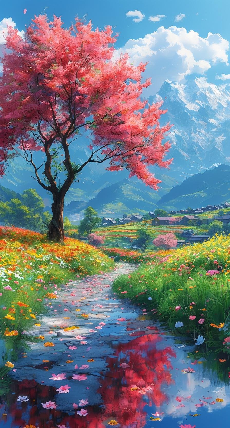 春风温柔，万物可爱，日子慢慢发光