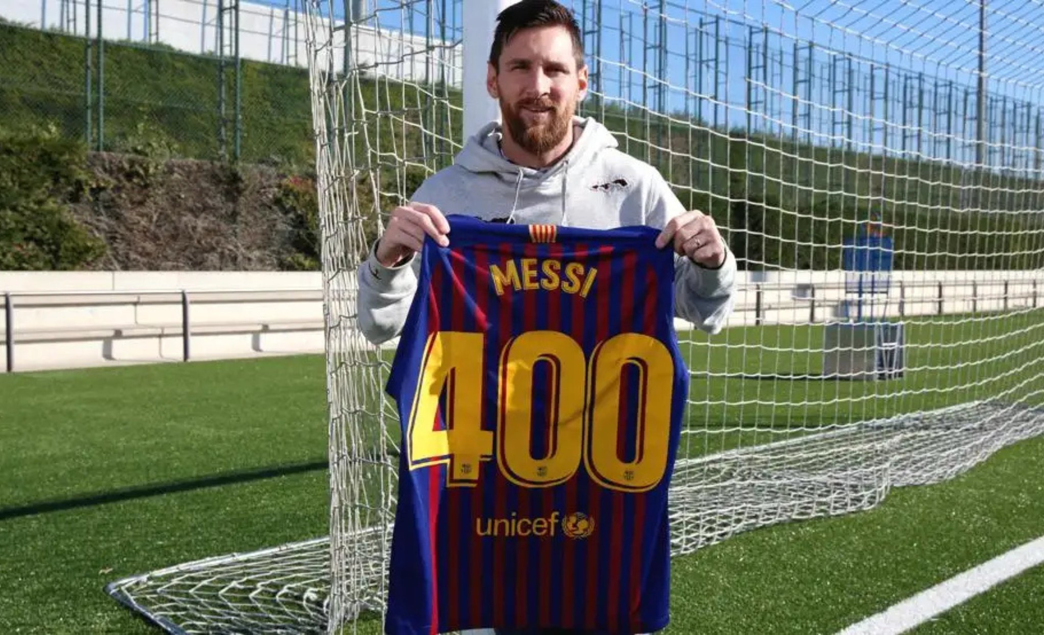 当地时间2020年1月13日，六年前的今天，梅西完成西甲400球里程碑，在短短4