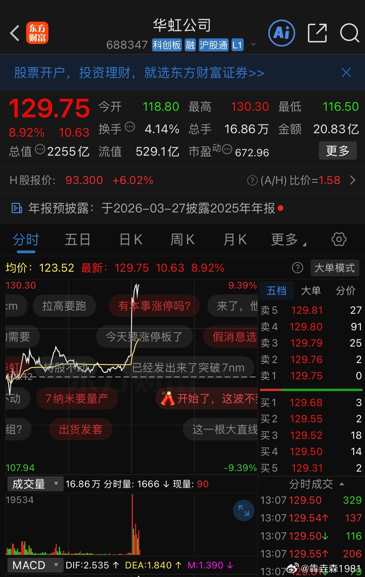 指数不跟进，猛拉上去，一律视为小作文，这种消息不能仅仅只视为一家公司的利好 