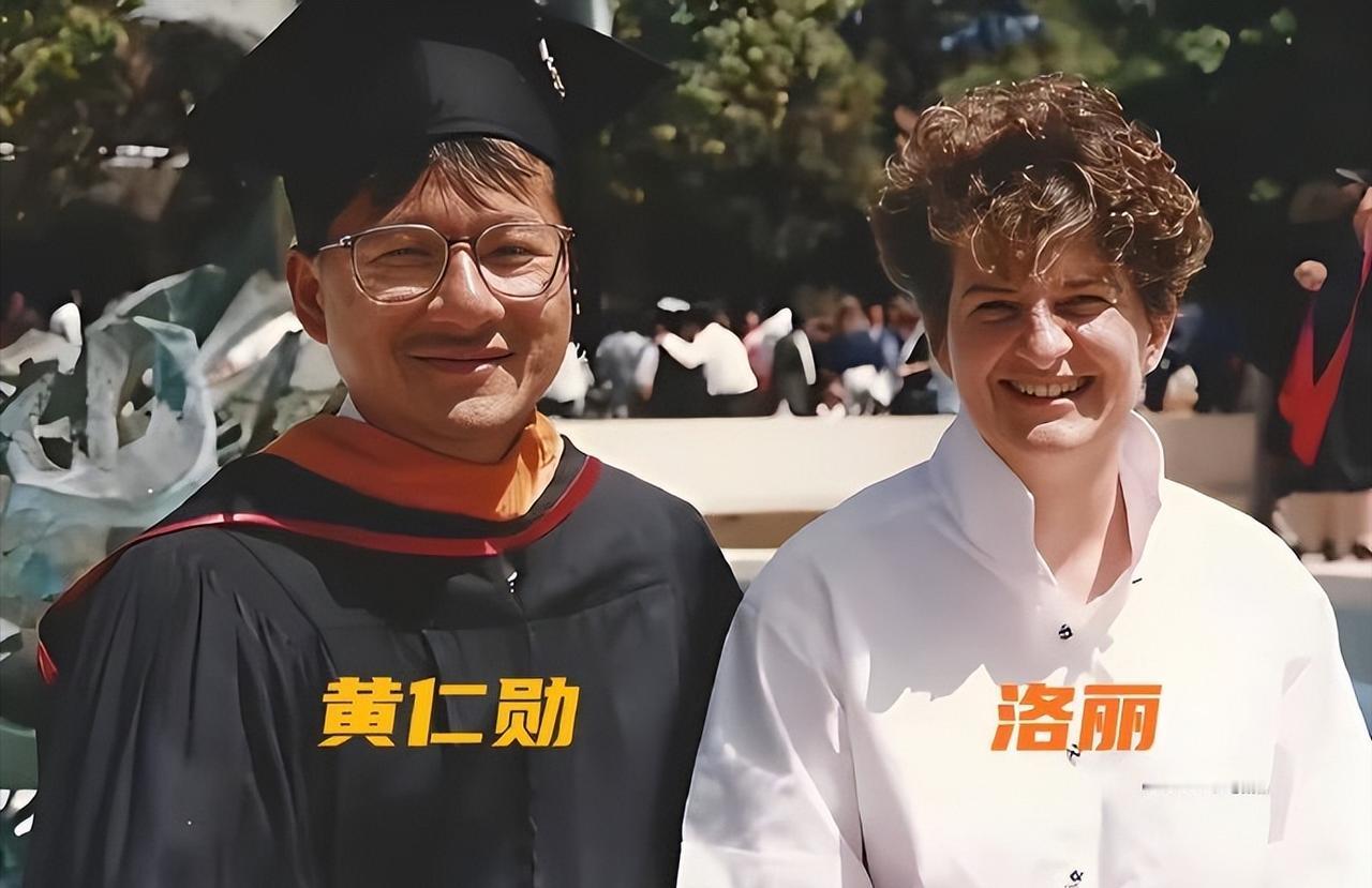 黄仁勋的两个孩子基因都继承妈妈的了，一点华人的影子都没有啊。