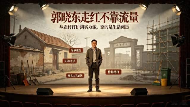 凭角色出圈！郭晓东走红不靠流量