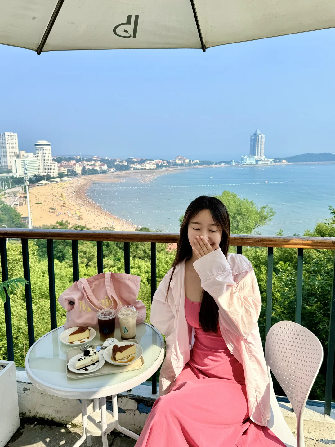 7.15实况～青岛小鱼山这儿真的好美阿🌊