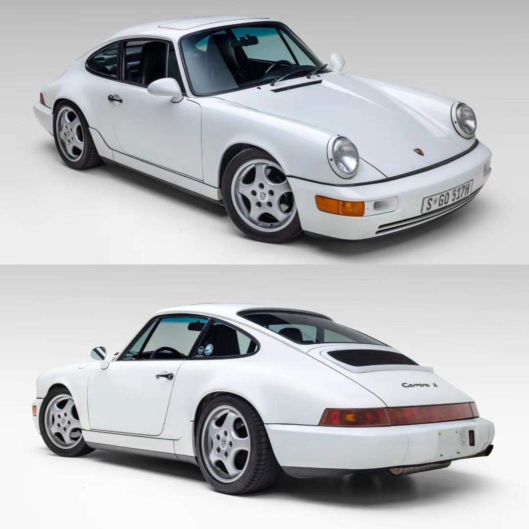 1991年Porsche 911 Carrera 2（964世代）承袭空气冷却传