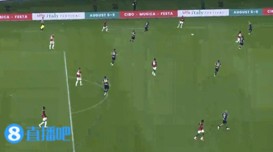 国米 国米1-0领先米兰！巴雷拉横传 米兰防守漏人 迪马尔科前插破门埃斯图皮尼安