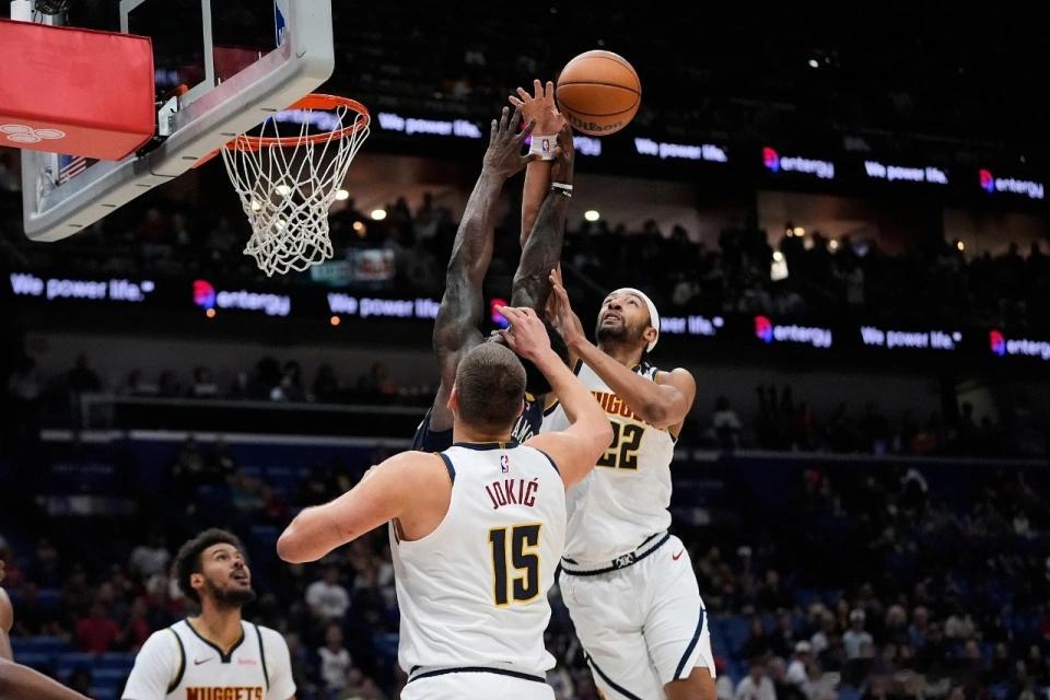 北京时间11月20日，NBA常规赛掘金客场对阵鹈鹕，锡安迎来复出。约基奇贡献三双