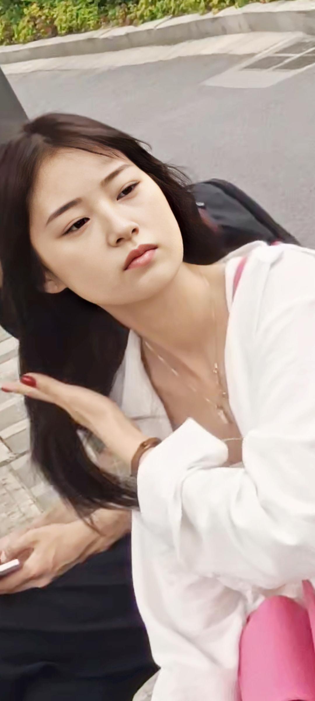 花仙子一样的美女䒴花仙子 彩蝶花仙子 街拍美女 街拍