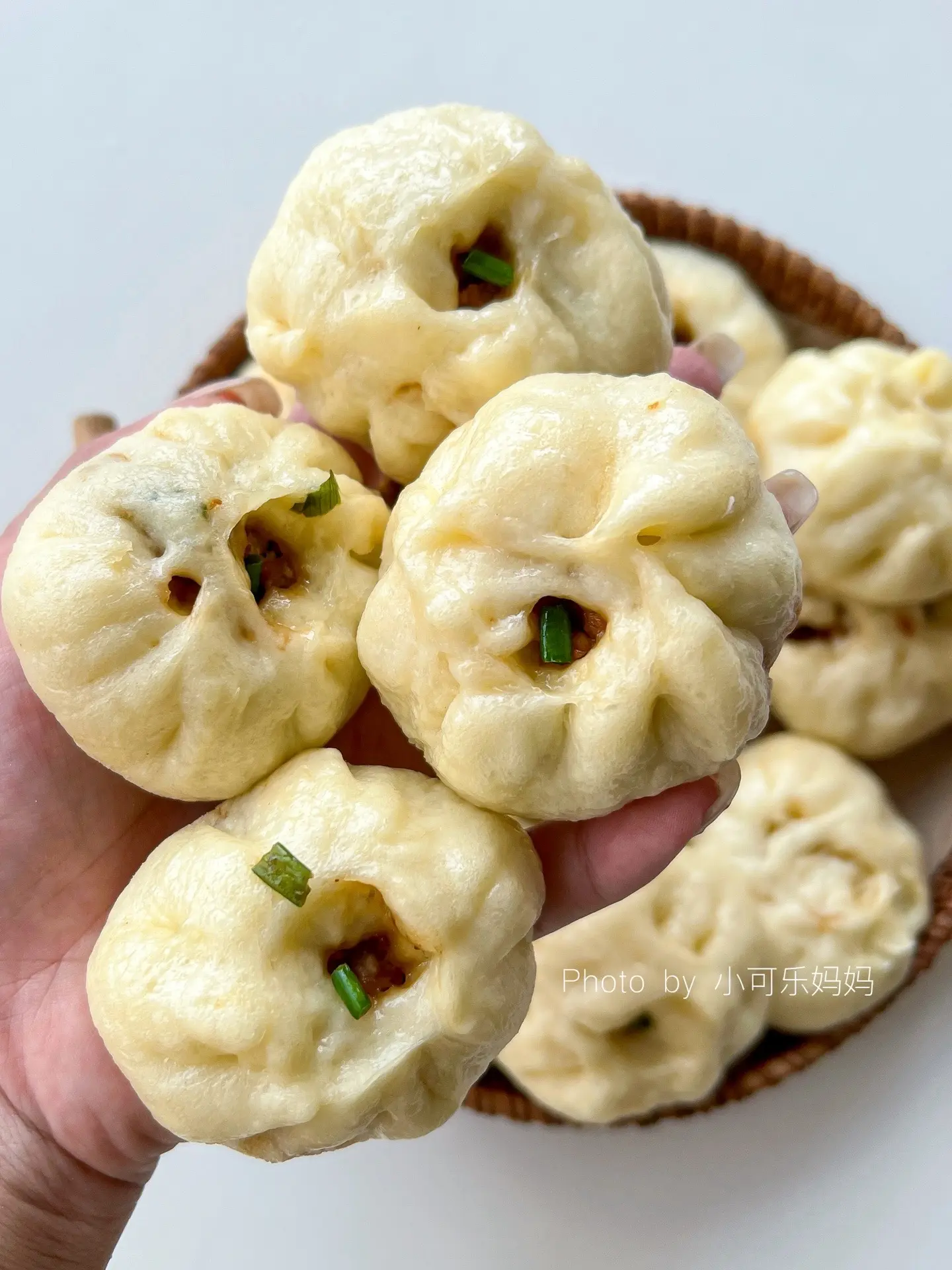不用揉面不用擀皮‼️这个软面小笼包超好吃。我女儿点名要吃的软面小包子...