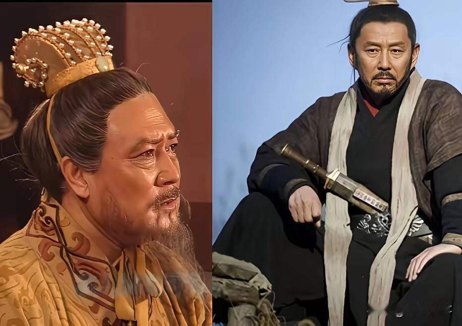 项羽扮演者吴彦，形神兼备，荧幕重现一代霸王盖世气魄 这张剧照将同一个演员两种形象