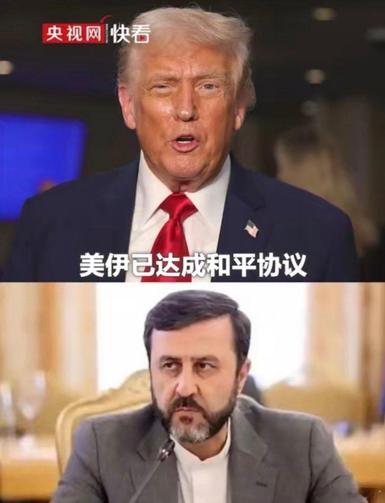 央视，美伊已达成和平协议 