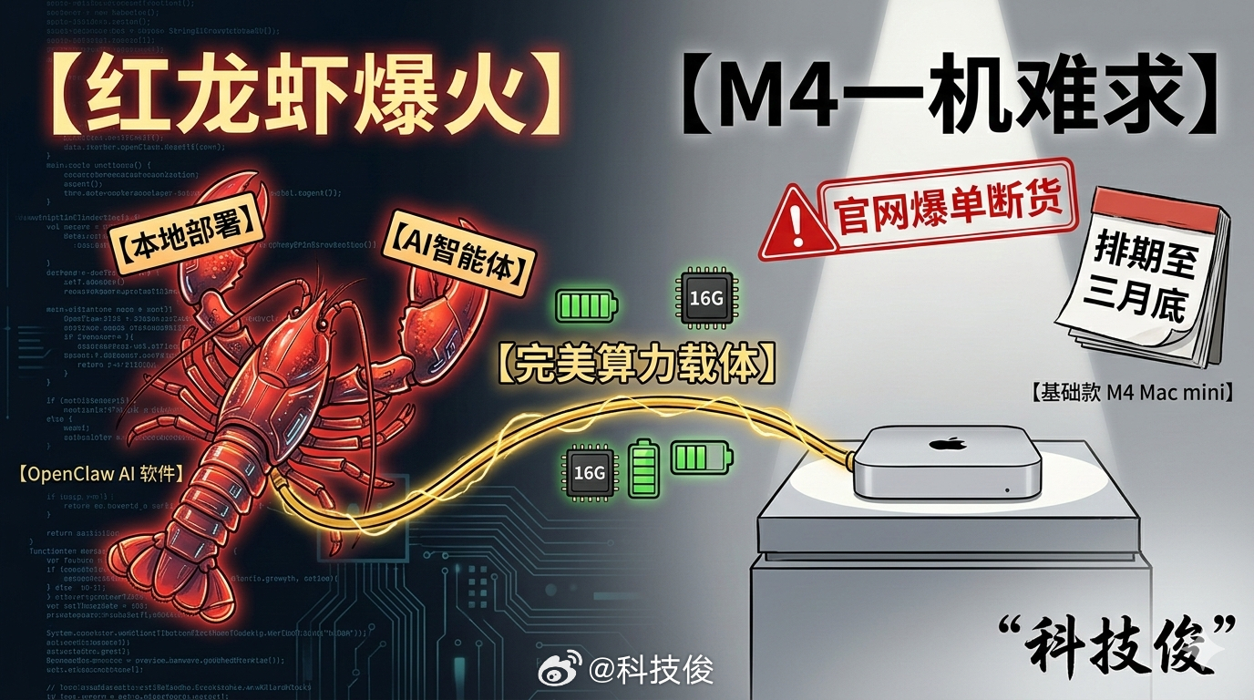 苹果回应Macmini断货我刚去苹果官网刷了一眼，Macmini基础款M4直接排