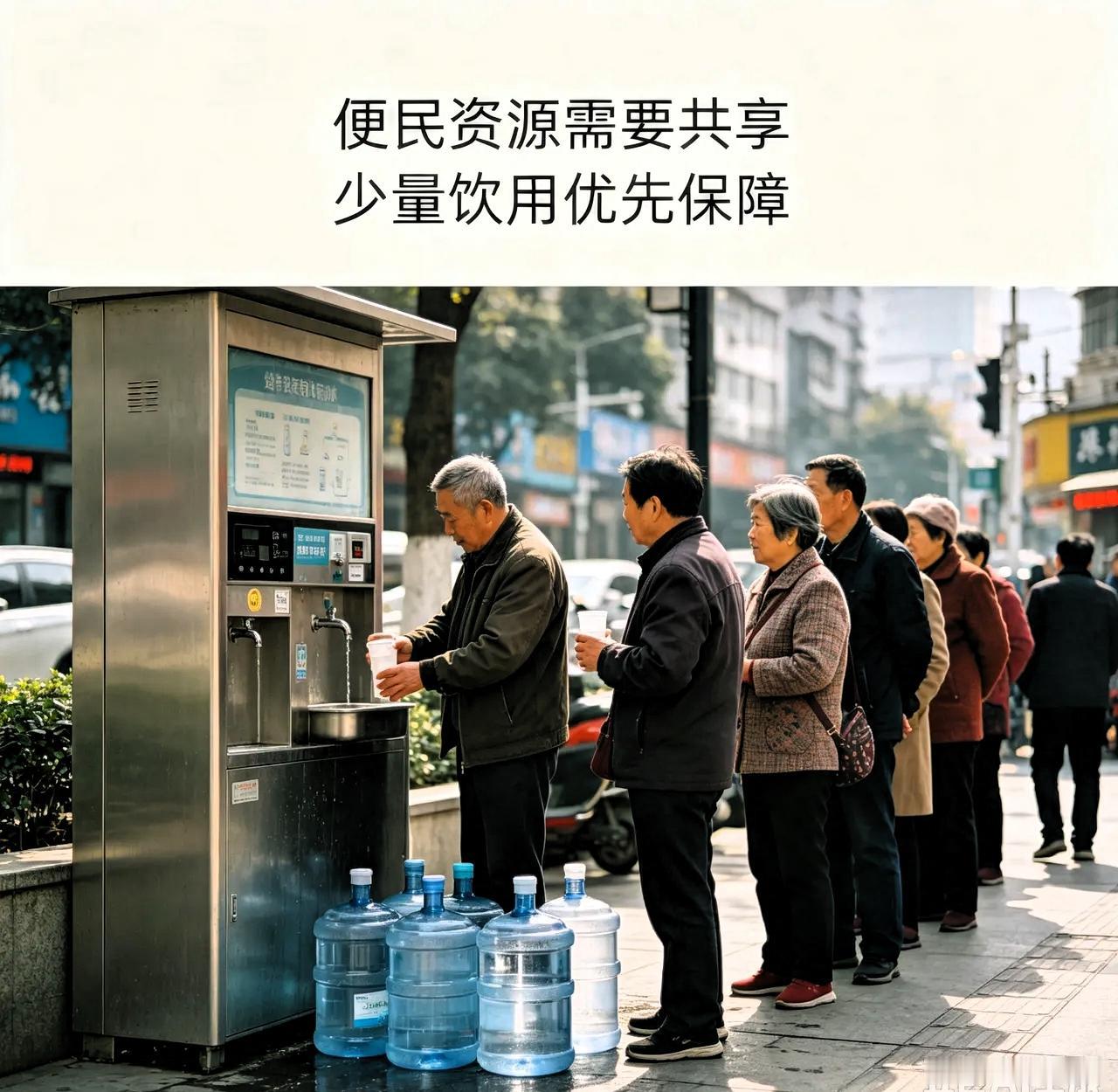 胖东来出台新规，将携带大容量水桶大量接取门店免费直饮水，划定为不文明行为。
 