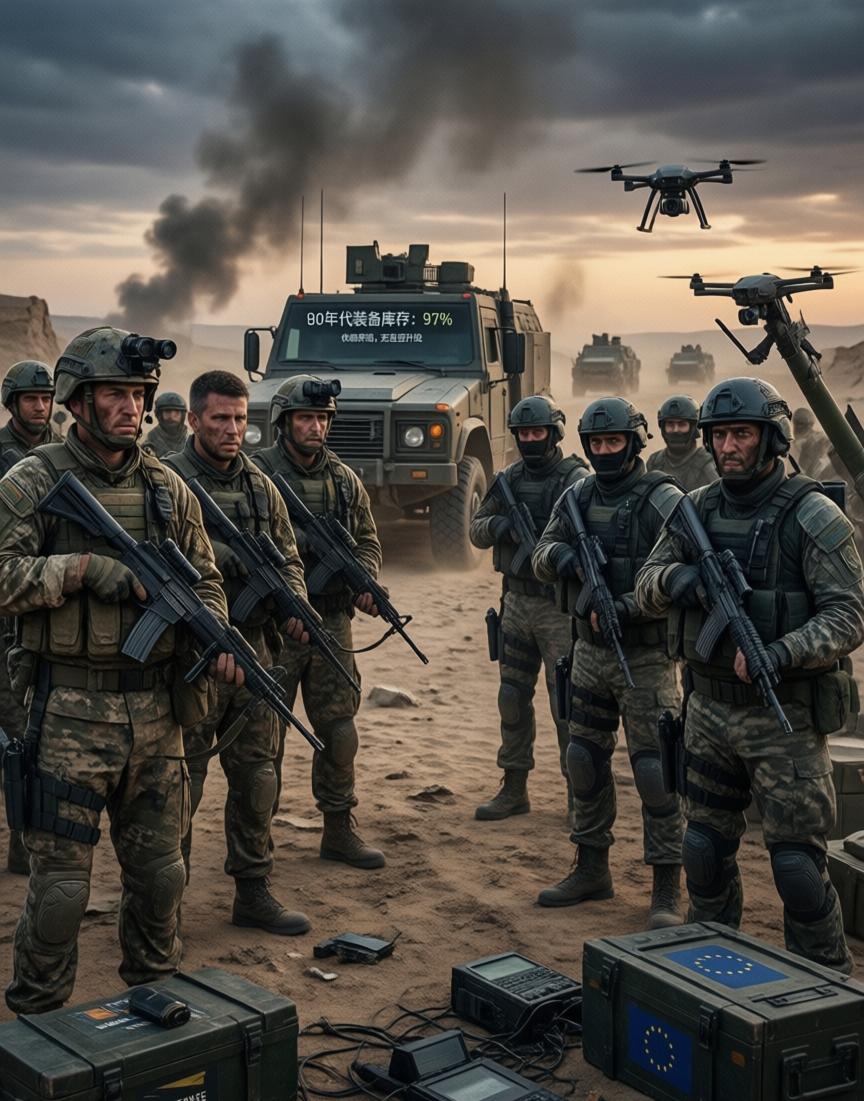 欧洲这趟中东之行，本来是想证明自己“能扛事”，结果走一圈下来，暴露的反而是那根撑