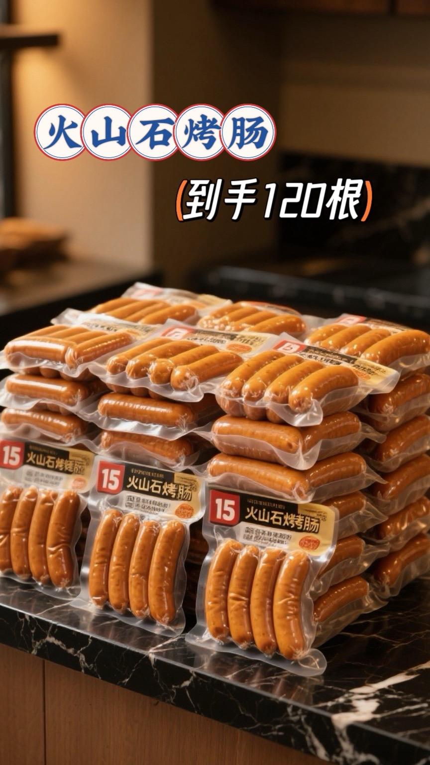 自从有了这个火山石烤肠，就再也没出去买过了 商家搞活动，现在这个价到手...