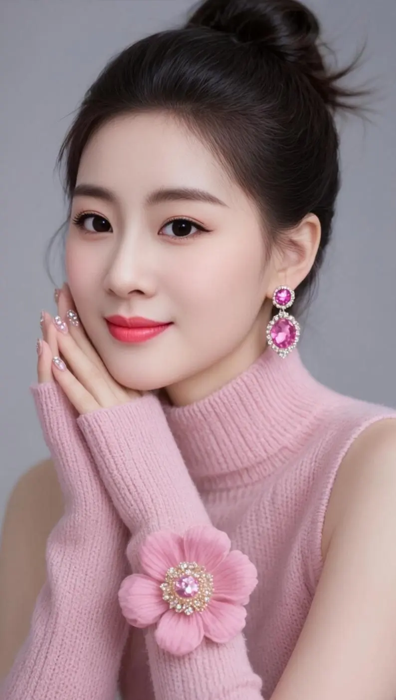 AI粉系甜美写真 随变ai随便玩