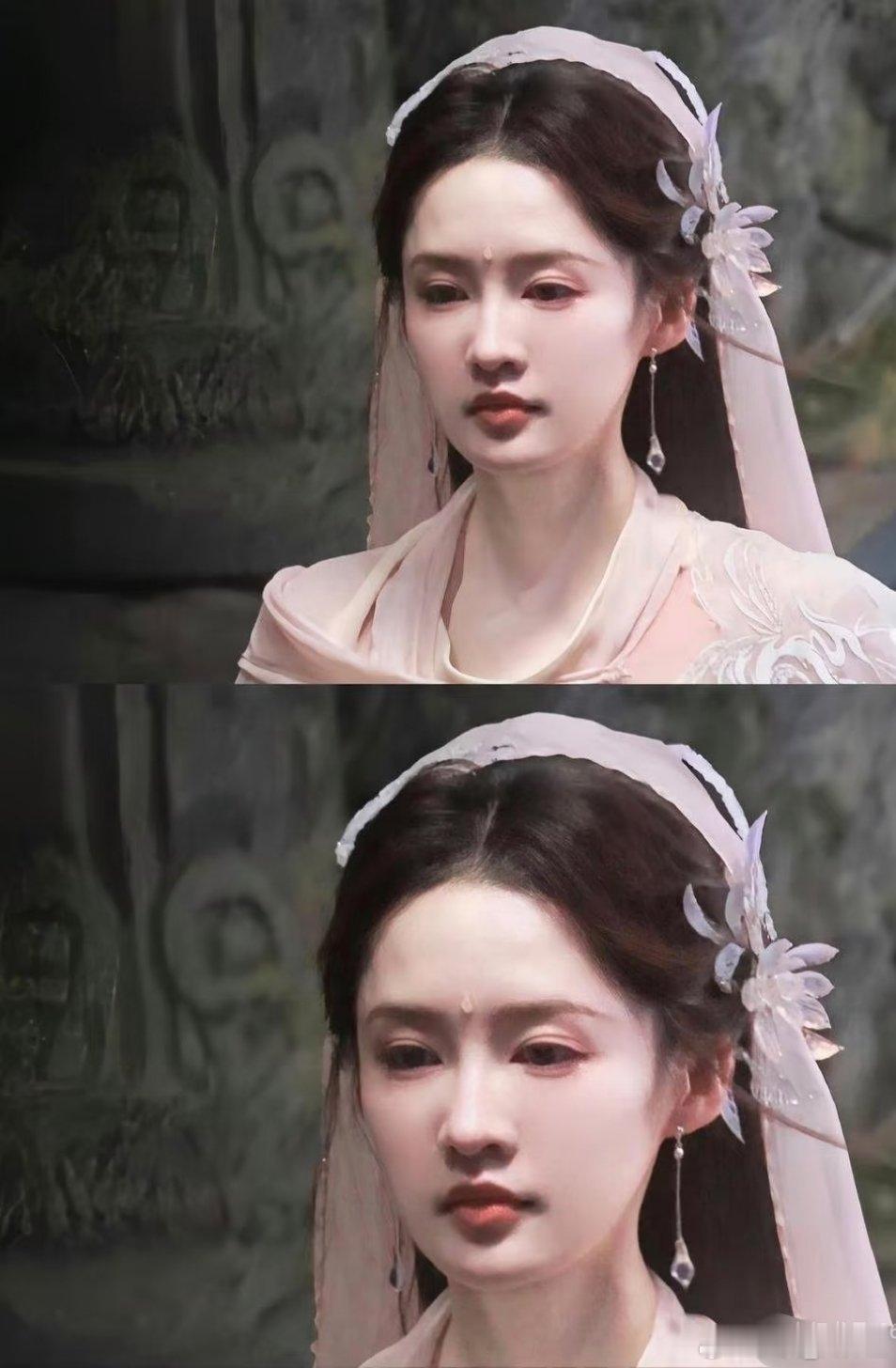 我的天啊…李沁新剧这脸长这样？完全是神女来着 