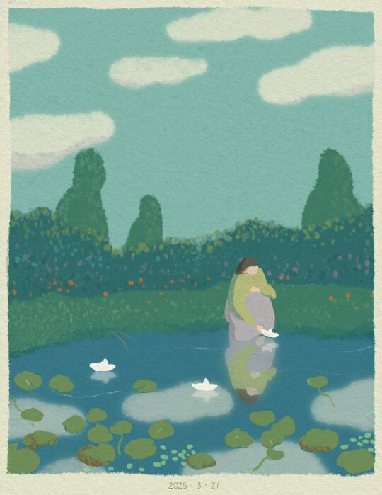 天光 云影 共徘徊☁️